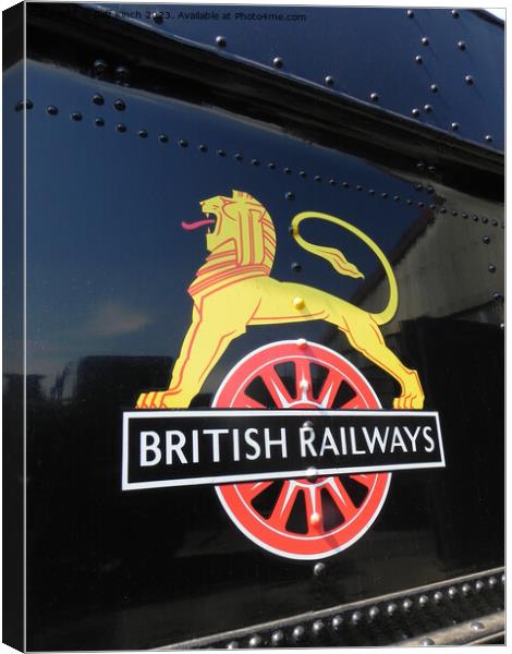 British Railways logo 1948 - 1956 Canvas Print by Cliff Kinch