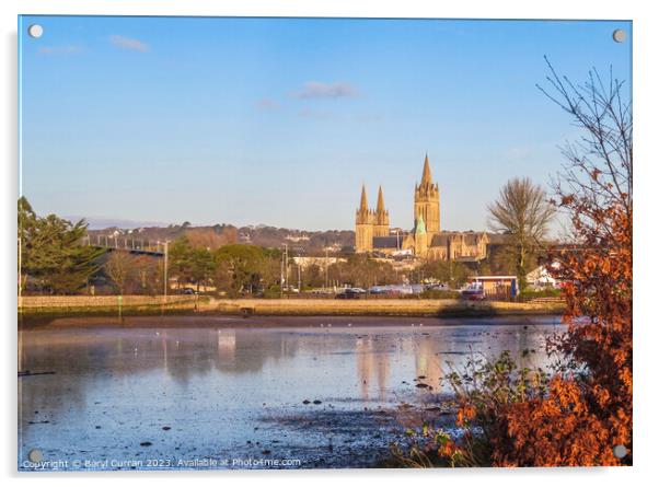 Majestic Truro Cathedral Acrylic by Beryl Curran