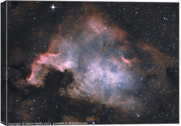 The North America Nebula  Canvas Print by Martin Yiannoullou