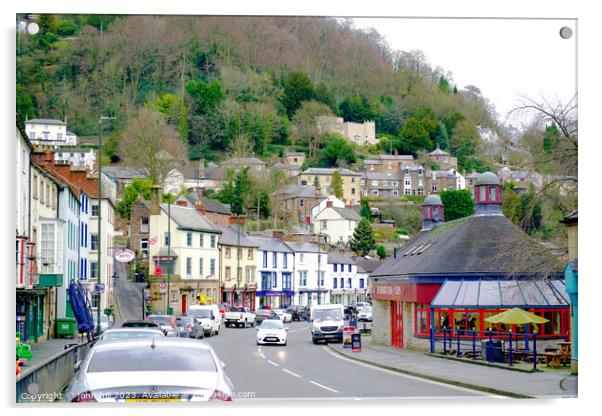 Matlock Bath, Derbyshire Peak district Acrylic by john hill