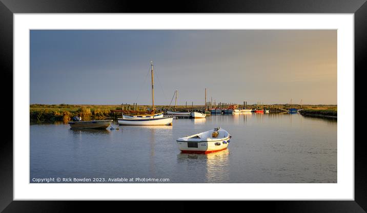 Morston Framed Mounted Print by Rick Bowden