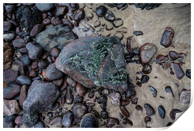  Kynance Cove  Cornwall, Serpentine Rock, The Lizard, Cornwall.  Print by kathy white