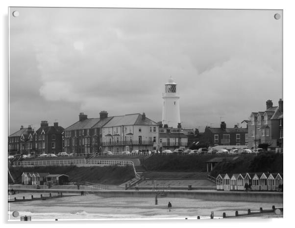 Majestic View of Southwold Lighthouse Acrylic by Simon Hill