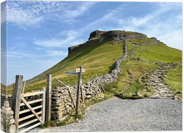 Approaching Pen y Ghent Canvas Print by Paula Connelly