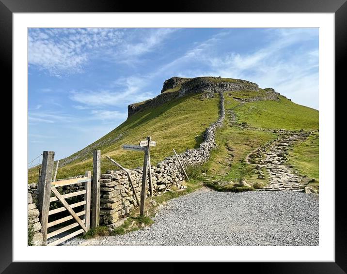 Approaching Pen y Ghent Framed Mounted Print by Paula Connelly