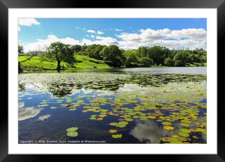 Loughrigg Tarn Framed Mounted Print by Philip Brookes