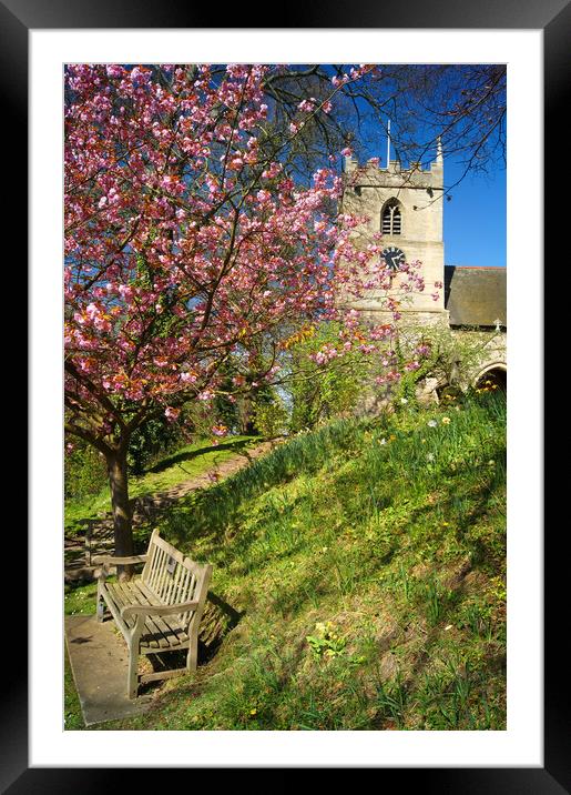 All Saints Church, Hooton Pagnell Framed Mounted Print by Darren Galpin