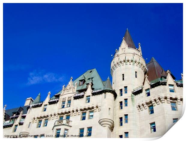 The Chateau Laurier Hotel, Ottawa, ON Print by Stephanie Moore