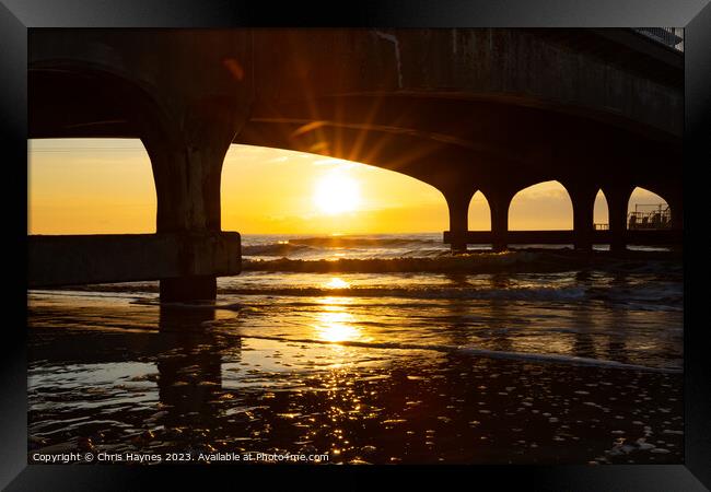 Under the Arches Framed Print by Chris Haynes