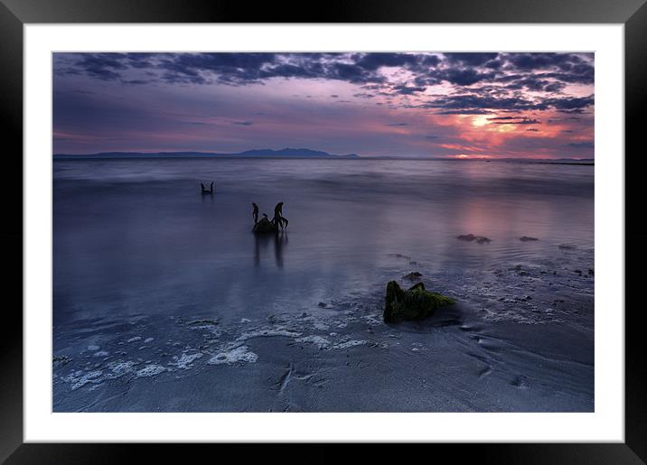 View to Arran Framed Mounted Print by John Boyle
