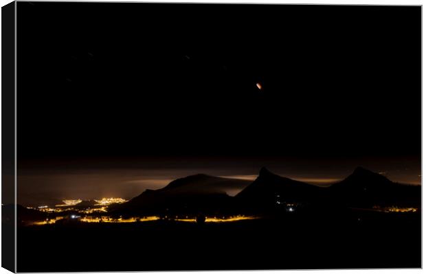 Nighttime long exposure on Tenerife Canvas Print by Phil Crean
