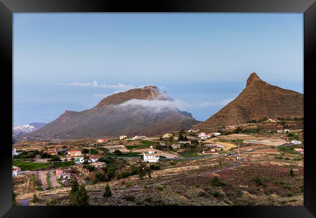 Roque del Conde and Imoque Tenerife Framed Print by Phil Crean