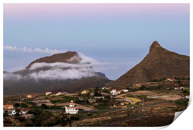 Dawn on Tenerife Print by Phil Crean