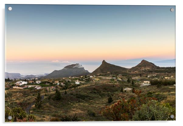 Tenerife dawn Acrylic by Phil Crean