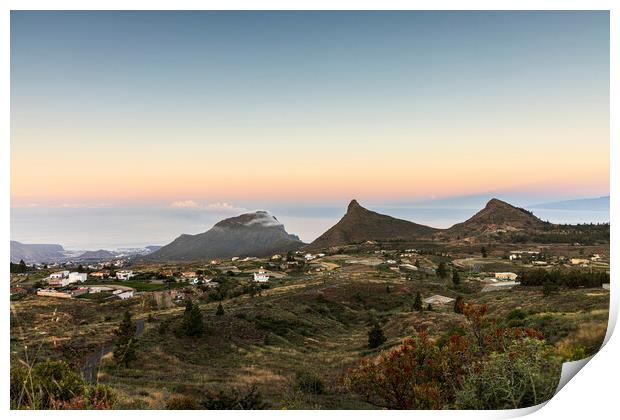 Tenerife dawn Print by Phil Crean