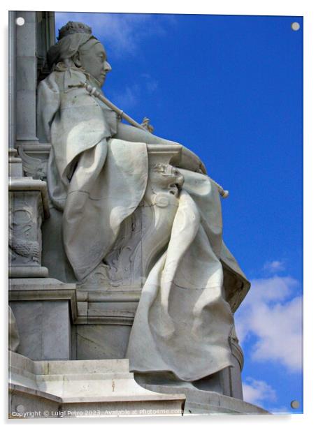 Detail of Queen Victoria Statue, Queen Victoria Me Acrylic by Luigi Petro