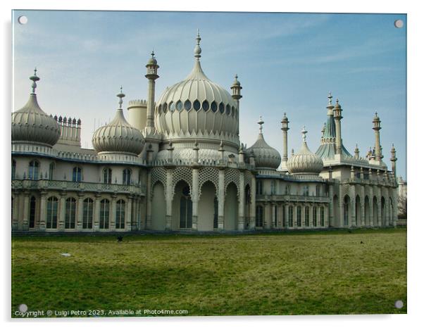 Brighton: Royal Pavilion in Brighton, United Kingd Acrylic by Luigi Petro