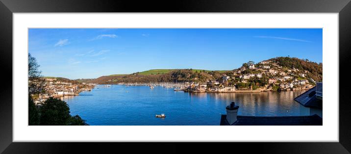 Dartmouth Harbour and Kingswear  Framed Mounted Print by Maggie McCall