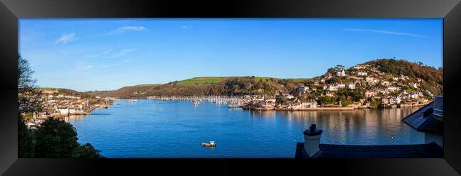 Dartmouth Harbour and Kingswear  Framed Print by Maggie McCall