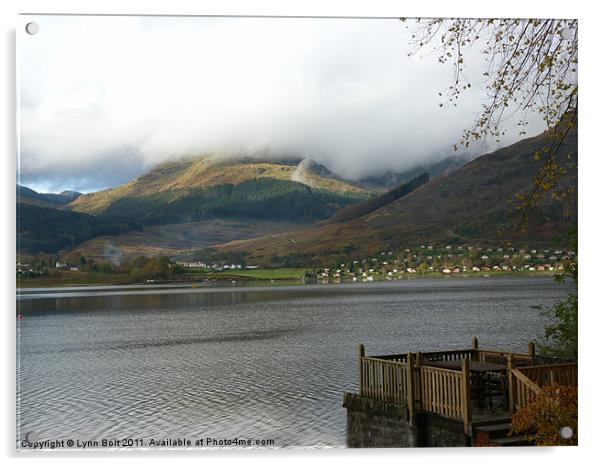 Cloud over Beinn Lochain Acrylic by Lynn Bolt