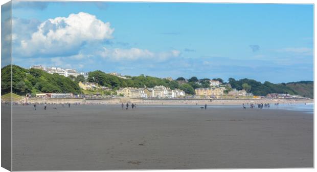 Filey beach Canvas Print by Andrew Scott