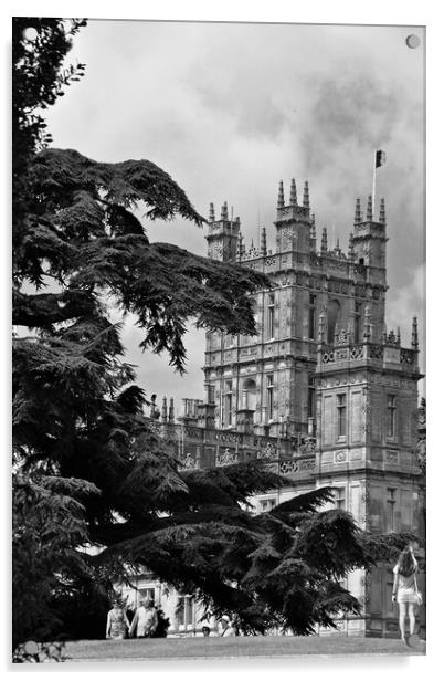 Highclere Castle Downton Abbey England United Kingdom Acrylic by Andy Evans Photos
