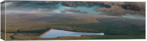 March Haigh Reservoir - Marsden  Canvas Print by Glen Allen