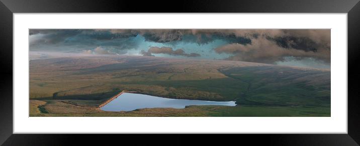 March Haigh Reservoir - Marsden  Framed Mounted Print by Glen Allen