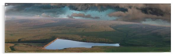 March Haigh Reservoir - Marsden  Acrylic by Glen Allen