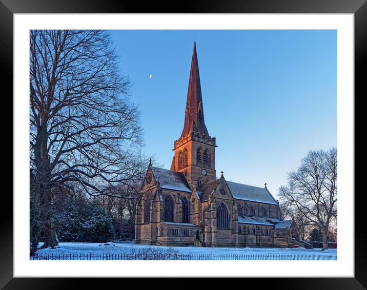 Holy Trinity Church, Wentworth Framed Mounted Print by Darren Galpin