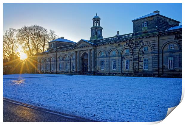 Wentworth Woodhouse Stable Sunrise Print by Darren Galpin