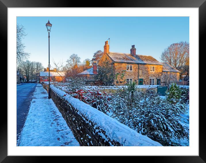 Wentworth Cottages, South Yorkshire Framed Mounted Print by Darren Galpin