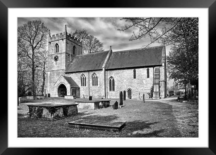 All Saints Church, Hooton Pagnell Framed Mounted Print by Darren Galpin