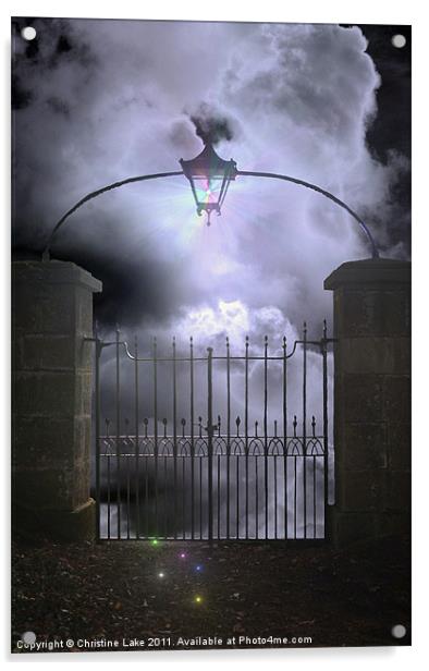 Heavens Gate Acrylic by Christine Lake