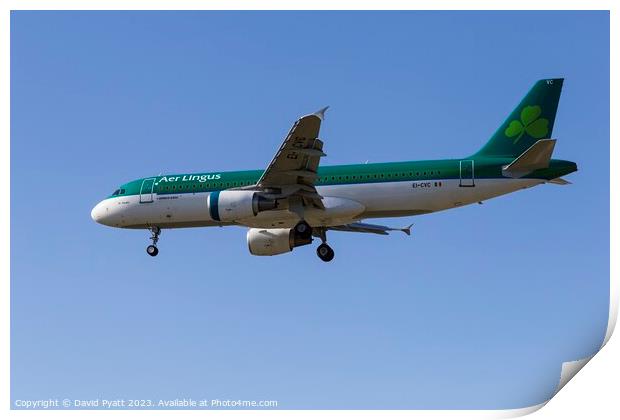 Aer Lingus A320-214   Print by David Pyatt