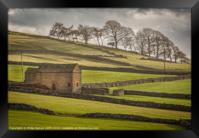 Walking in Hartington Framed Print by Philip Baines