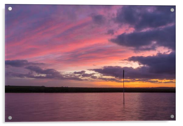 Sunrise on the North coast Acrylic by Thomas Schaeffer