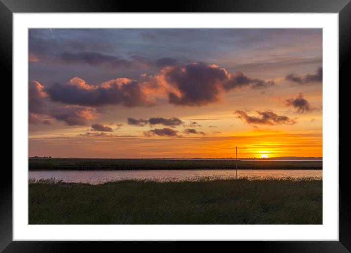 Sunrise Framed Mounted Print by Thomas Schaeffer