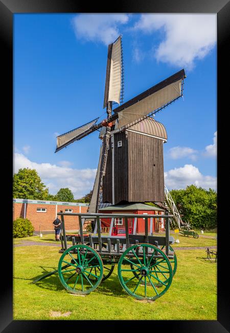 Windmill Framed Print by Thomas Schaeffer