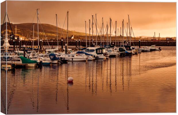Largs Marina Canvas Print by Valerie Paterson