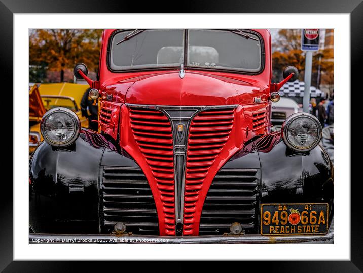 1941 Plymouth PK125 1/2 Ton-Pickup Framed Mounted Print by Darryl Brooks