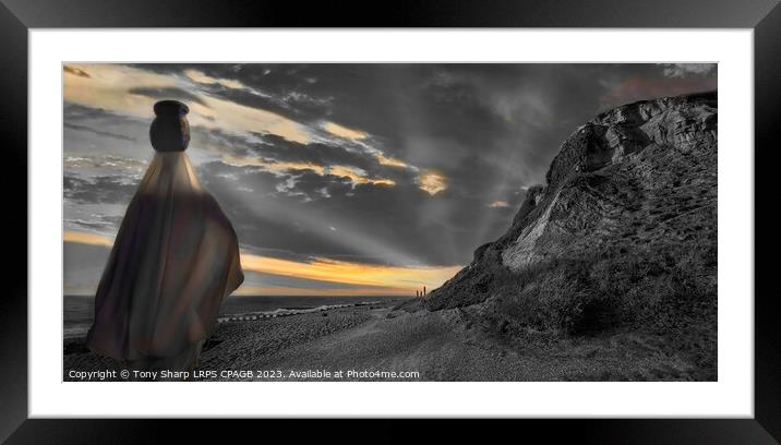 THE LONG WALK Framed Mounted Print by Tony Sharp LRPS CPAGB