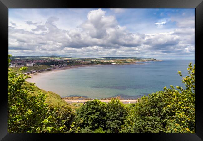 Scarborough North Bay Framed Print by Andrew Scott