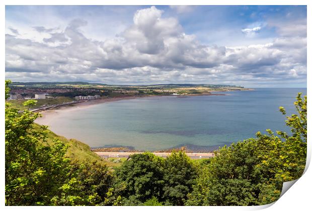 Scarborough North Bay Print by Andrew Scott