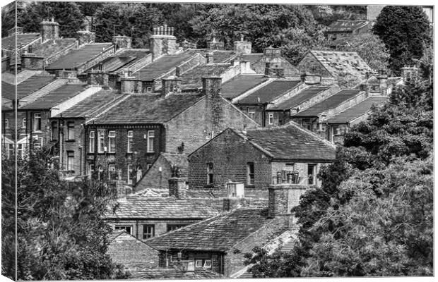 Yorkshire Rooftops Canvas Print by Glen Allen