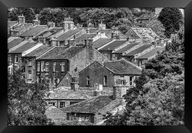 Yorkshire Rooftops Framed Print by Glen Allen