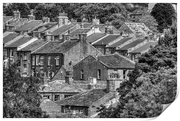 Yorkshire Rooftops Print by Glen Allen