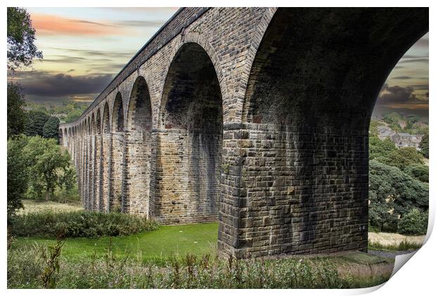 Thornton Viaduct Print by Glen Allen