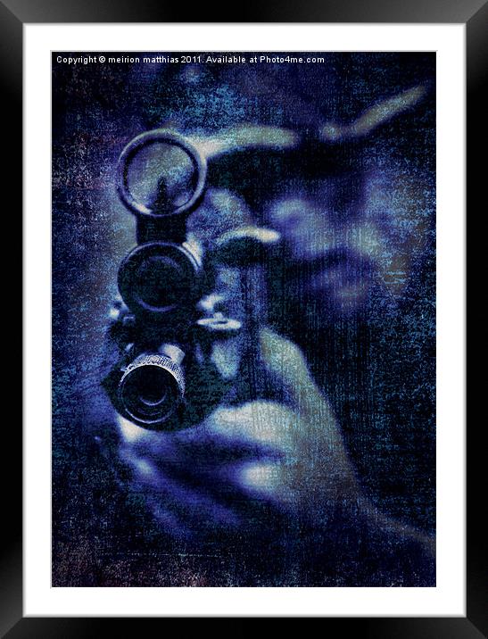 unknown sniper Framed Mounted Print by meirion matthias