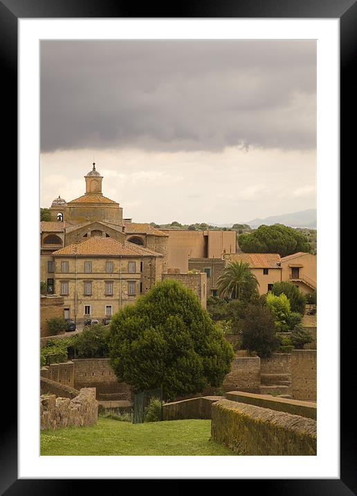 Tuscania Framed Mounted Print by Ian Middleton